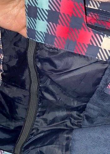 Renkli Ekose Desenli Kayak mont - Görsel 7