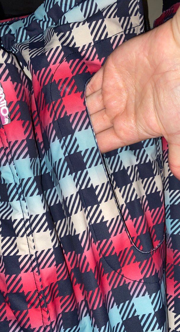 Renkli Ekose Desenli Kayak mont - Görsel 2