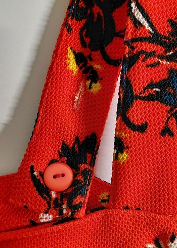 mint & berry uk çiçekli elbise - Görsel 4