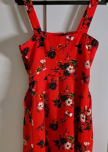 mint & berry uk çiçekli elbise - Görsel 2