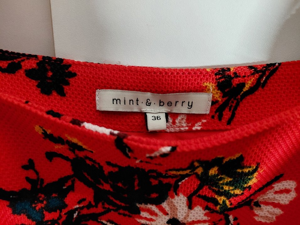 mint & berry uk çiçekli elbise - Görsel 3