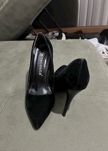 Neosens Siyah Stiletto Topuklu Kadın Ayakkabı - Görsel 2