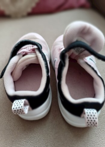 Kız Çocuk Pembe Spor Ayakkabı Velcro Bantlı - Görsel 3