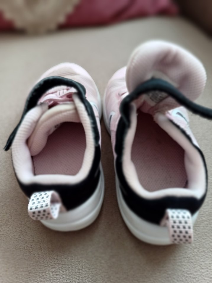 Kız Çocuk Pembe Spor Ayakkabı Velcro Bantlı - Görsel 3