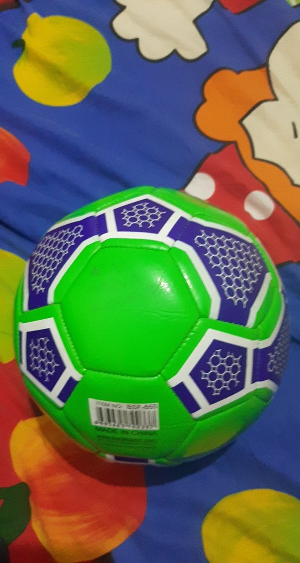 Renkli Yeşil Mini Futbol Topu - Görsel 2