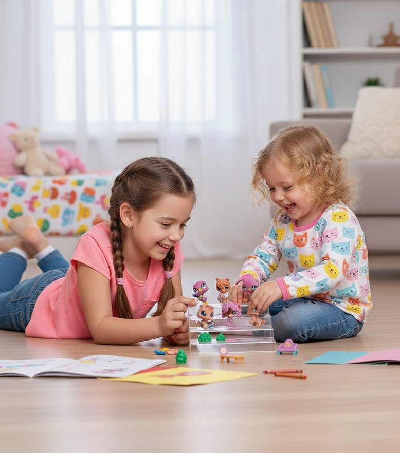 Pastel Renkli Pet Star Oyuncak Seti - Görsel 2