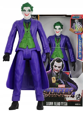 Mor Takım Elbiseli Joker Aksiyon Figürü 30 cm - Görsel 2