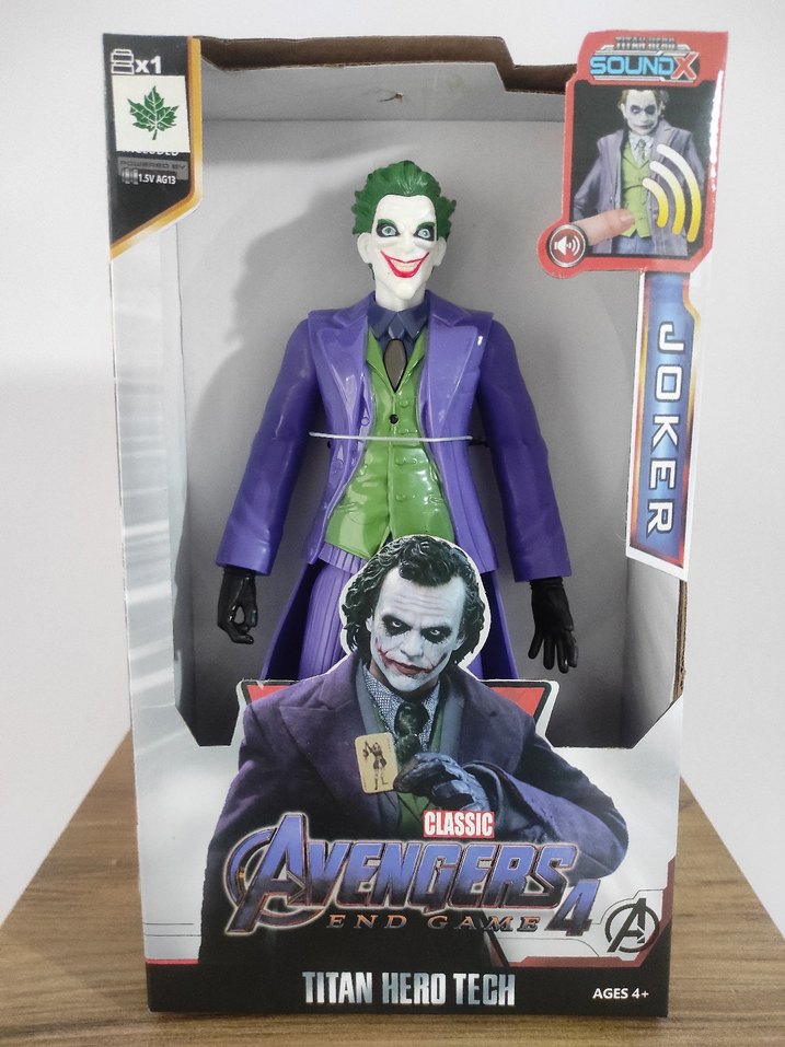 Mor Takım Elbiseli Joker Aksiyon Figürü 30 cm - Görsel 4
