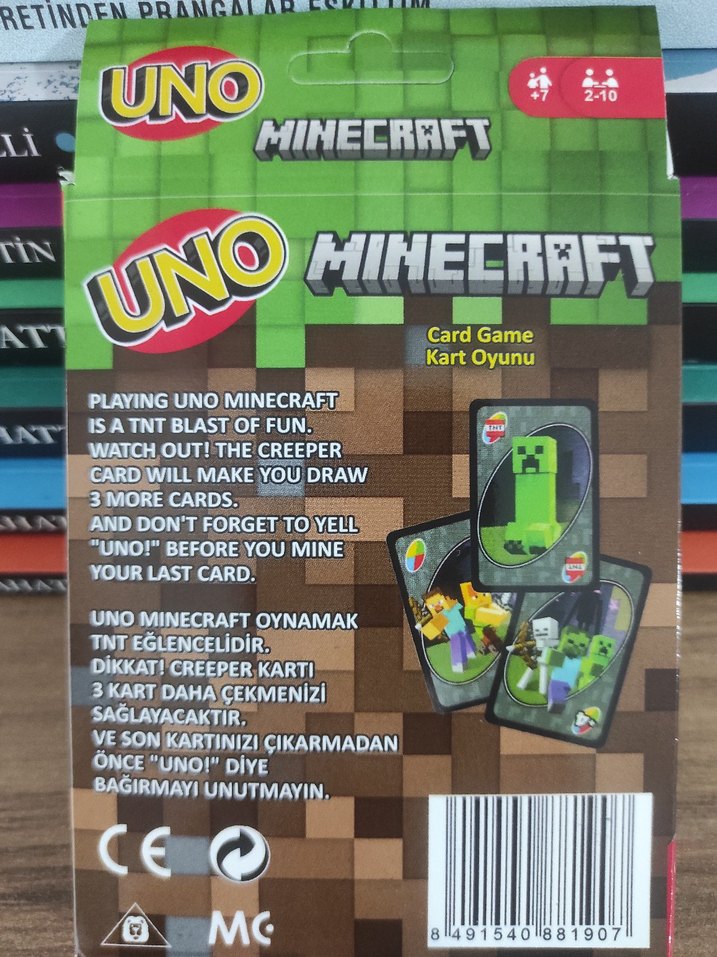 UNO Minecraft Kart Oyunu Özel Kurallı - Görsel 5