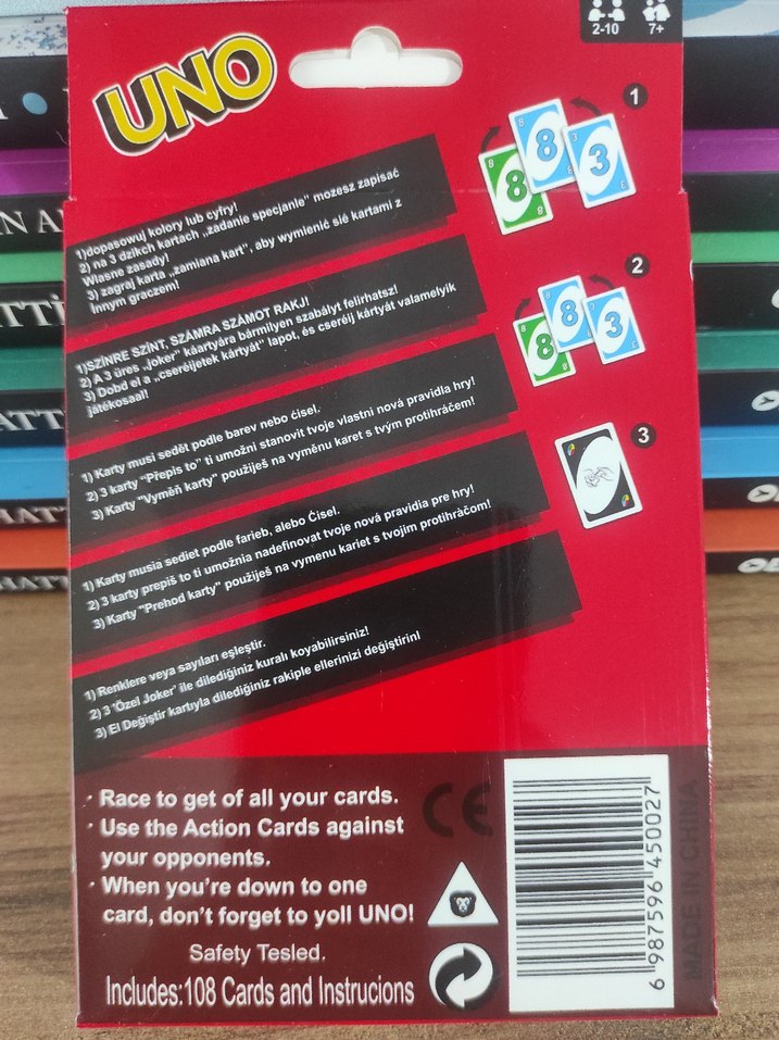 UNO Kart Oyunu - Çok Renkli - Görsel 4