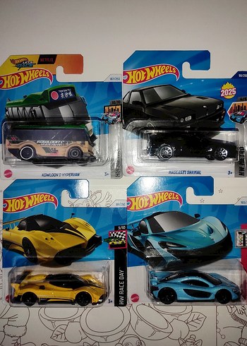 Hot Wheels Çoklu Renkli Oyuncak Arabalar - Görsel 2