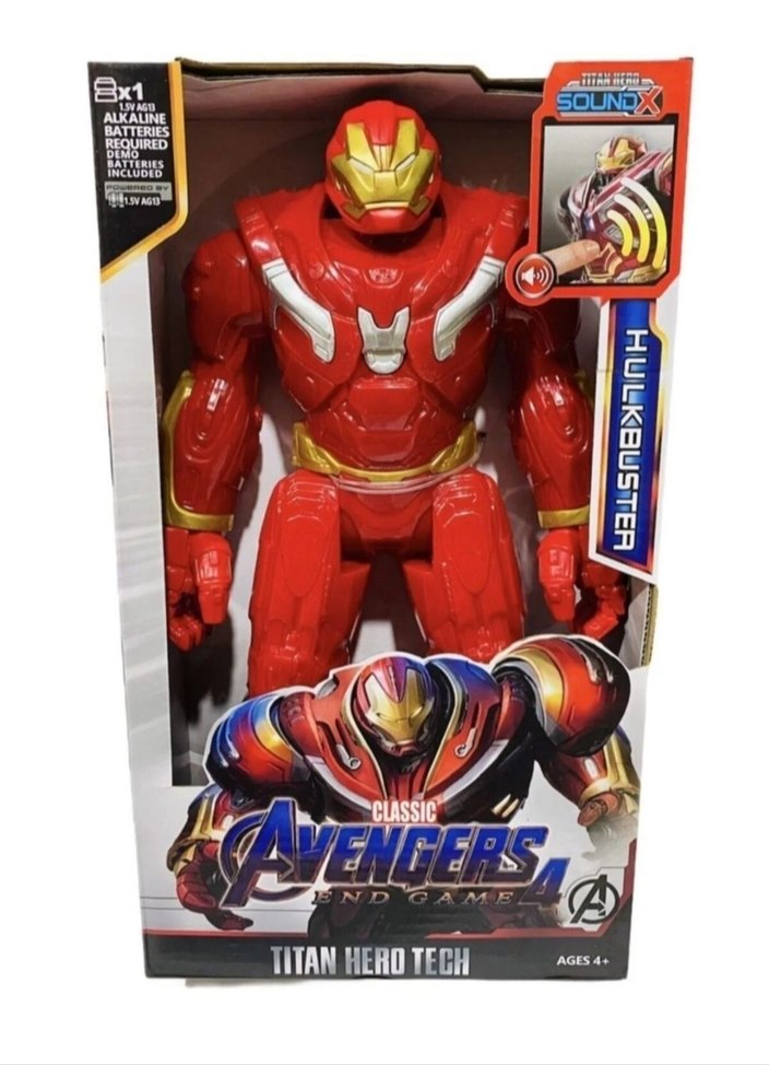 2 li set Avengers Hulk ve Iron man figürleri - Görsel 3