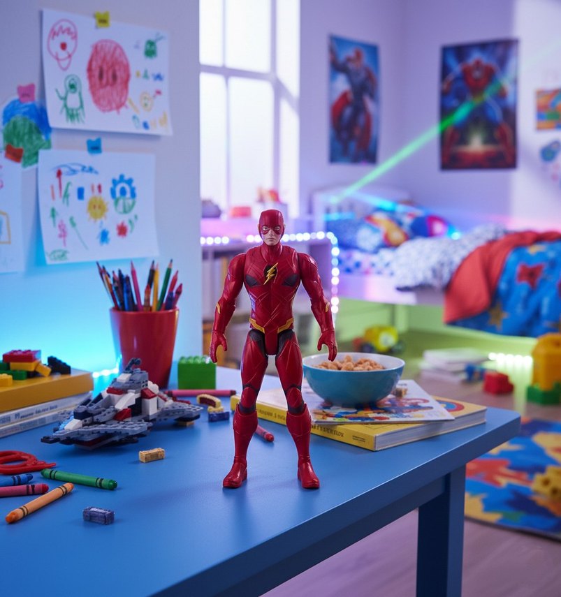 Flash Aksiyon Figürü 30 cm sesli - Görsel 2