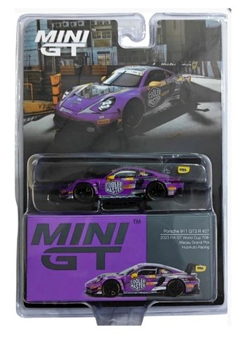 Mor Porsche 911 GT3 R Oyuncak Araba - Görsel 5