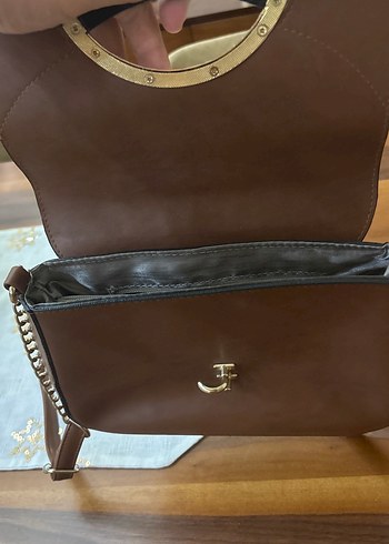 Kahverengi Deri Kadın Çanta - Görsel 2