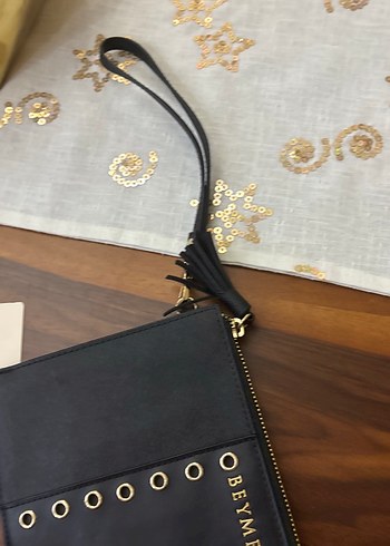 Siyah Deri Bel Detaylı Kadın Çanta - Görsel 3