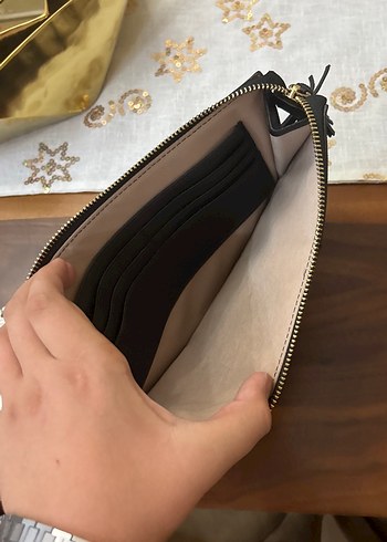 Siyah Deri Bel Detaylı Kadın Çanta - Görsel 4