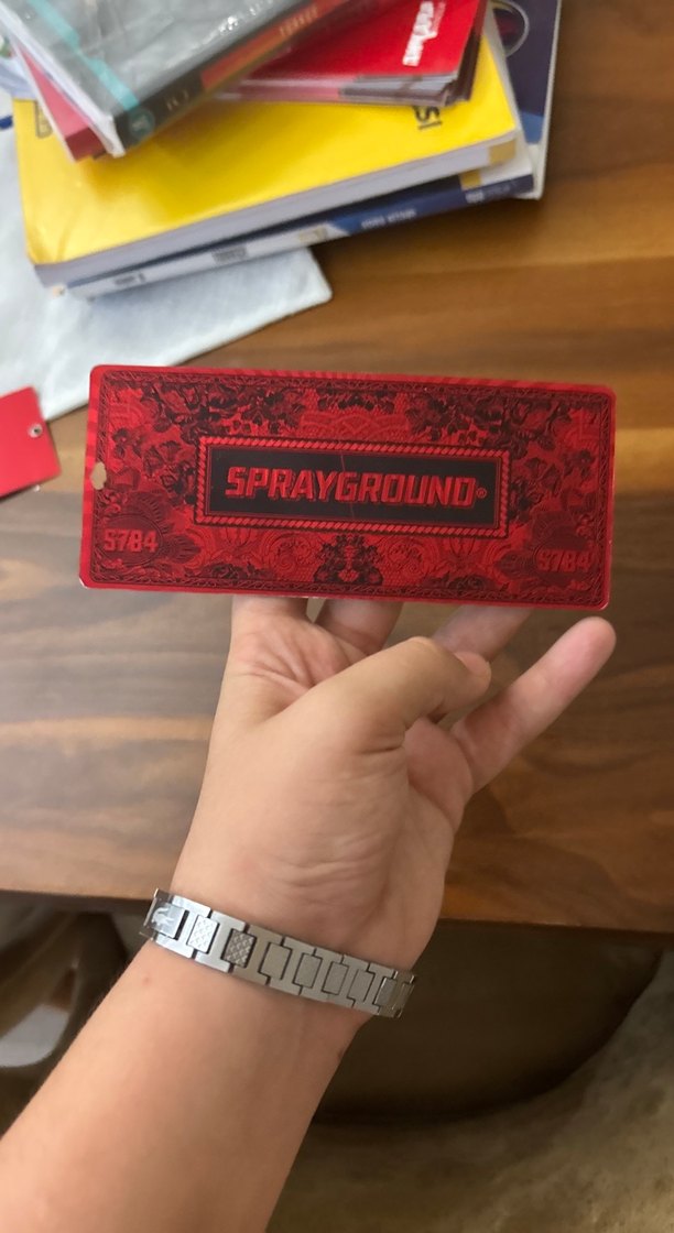 Kırmızı Baskılı Erkek Cüzdan - Görsel 2