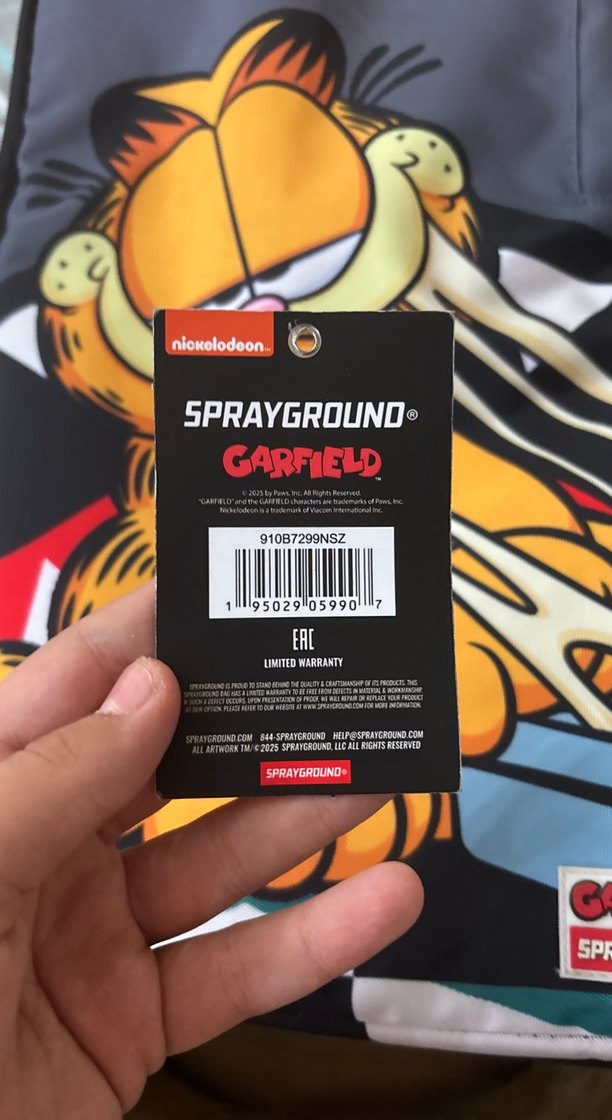 Garfield Temalı Gri Çocuk Okul Çantası - Görsel 4