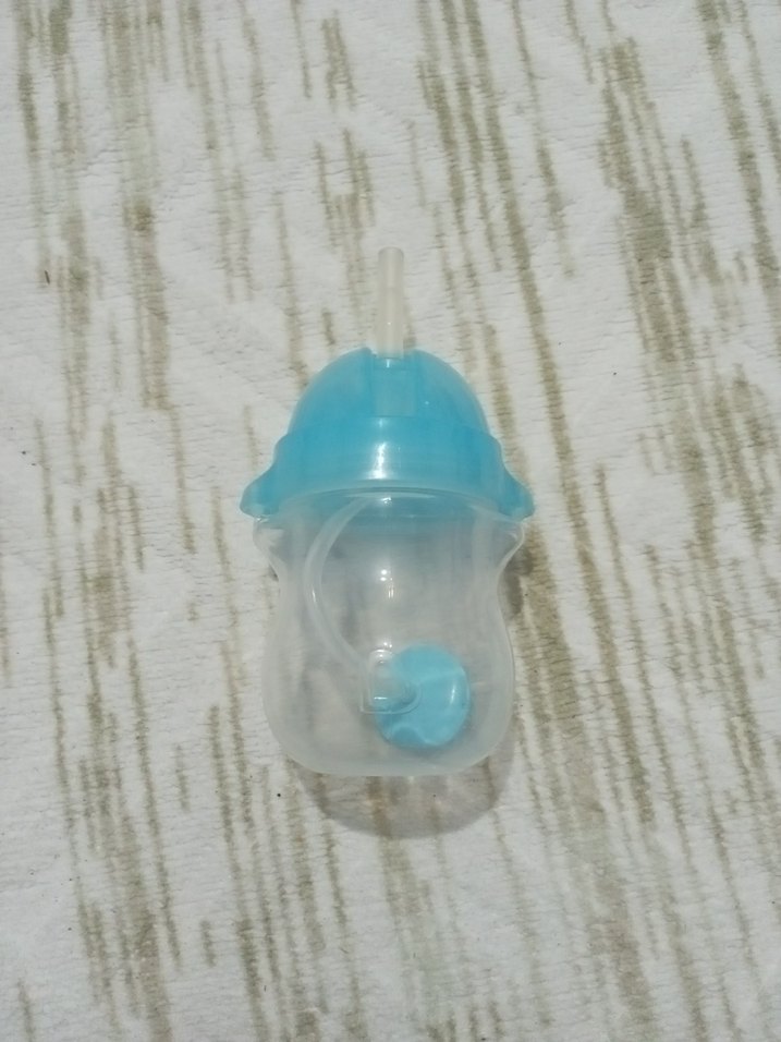 Mavi küçük boy Bebek Biberonu 207 ml - Görsel 2