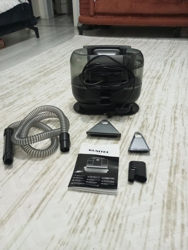 Gri Kumtel koltuk ve halı yıkama makinası - Görsel 4