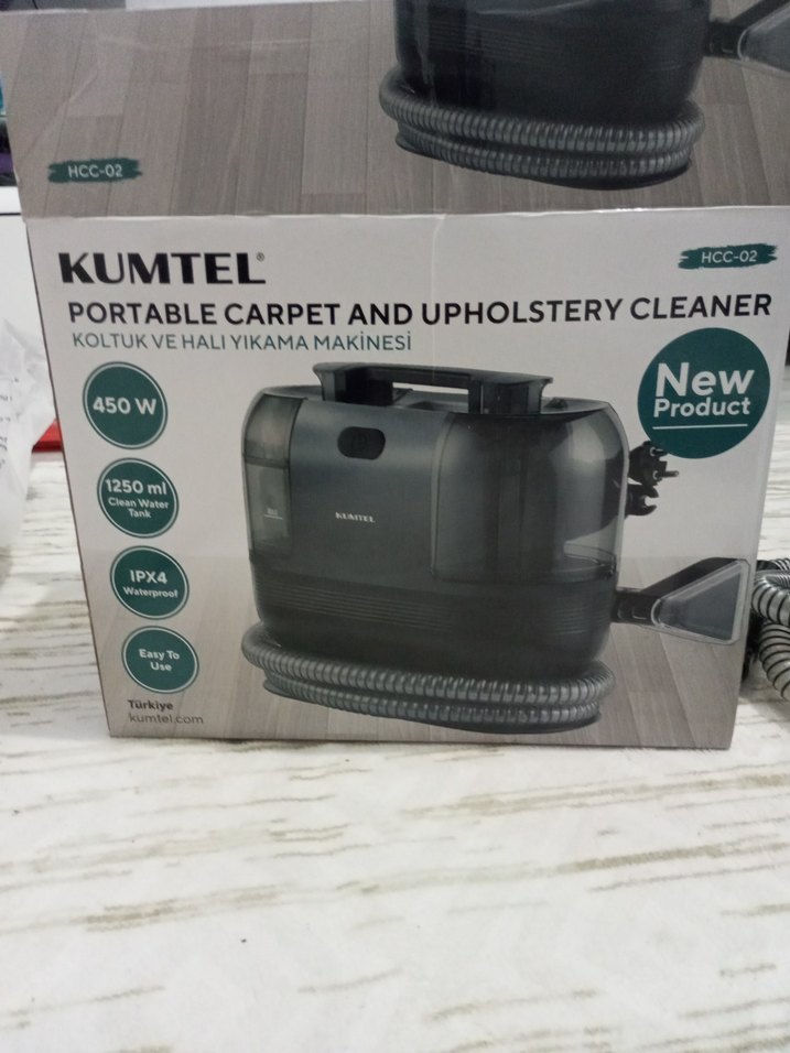 Gri Kumtel koltuk ve halı yıkama makinası - Görsel 3