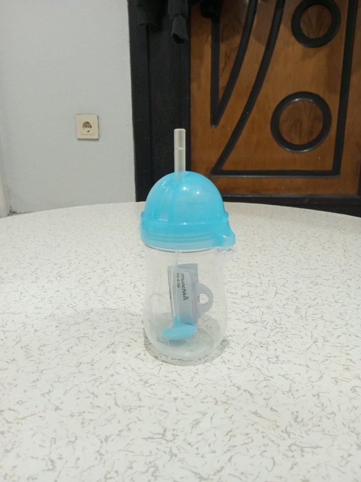 Mavi Renkli MUNCHKİN bebek biberon 296 ml - Görsel 2