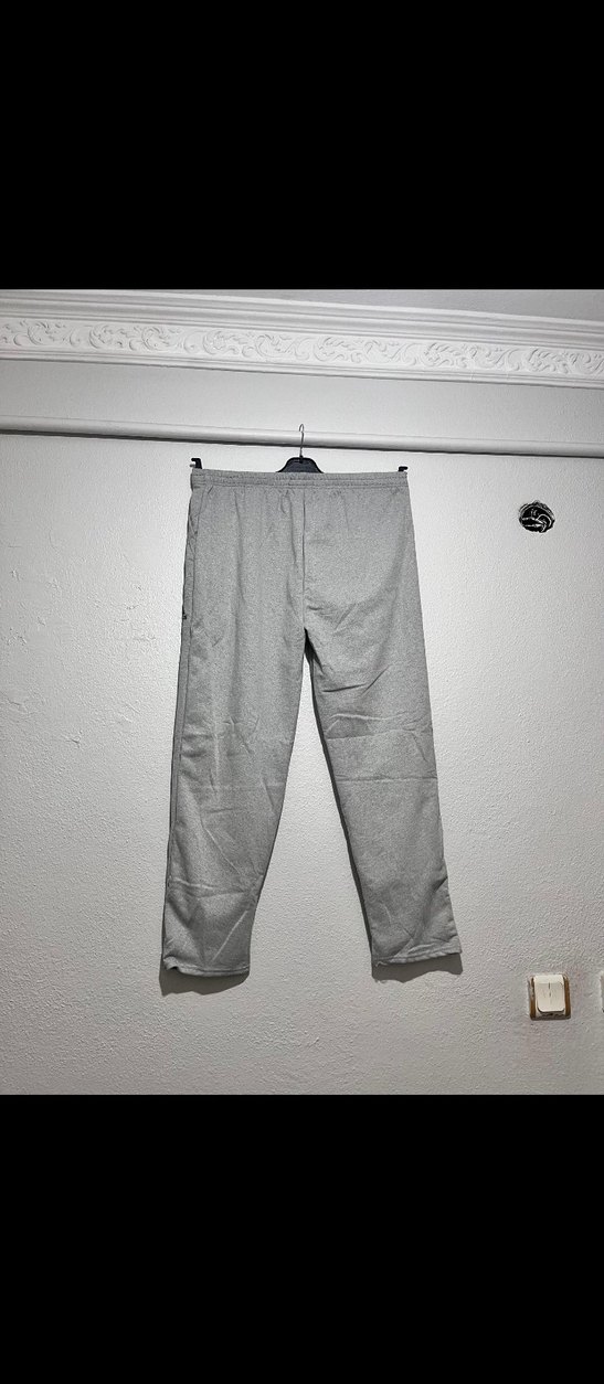 Gri Rahat Kesim Erkek Eşofman Altı - Görsel 3