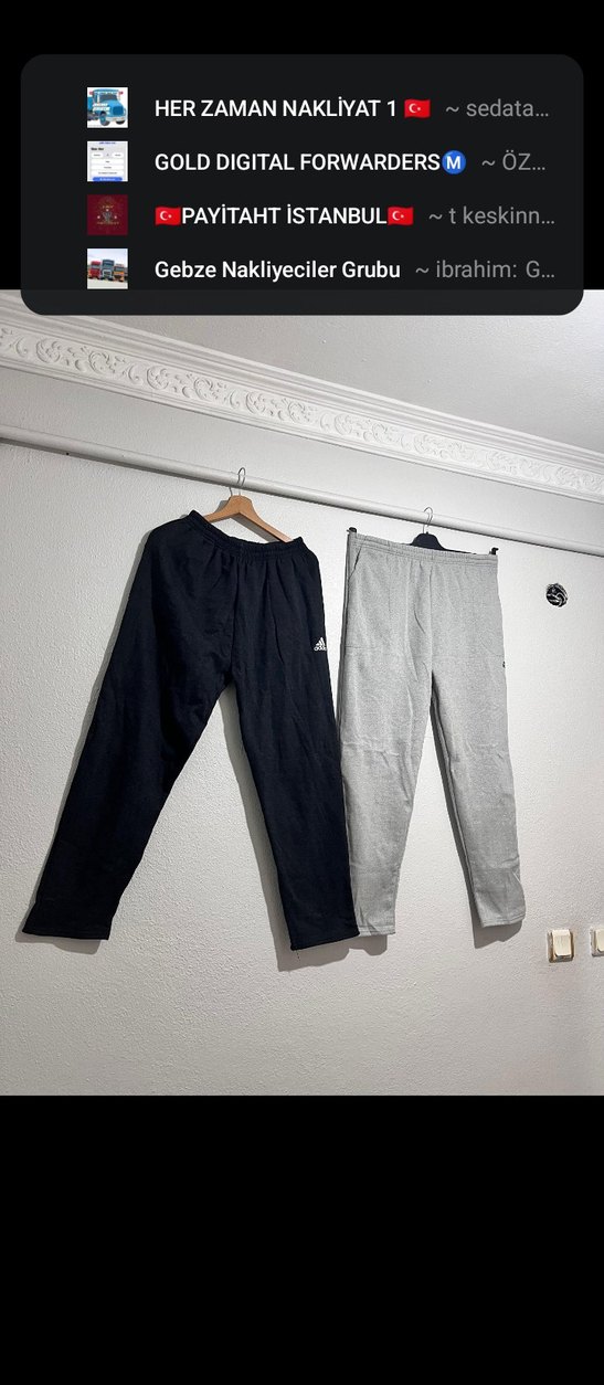 Gri Oversize Erkek Eşofman Altı - Görsel 2