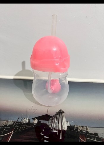 Pembe  Küçük Boy Bebek Biberonu 207 ml - Görsel 2