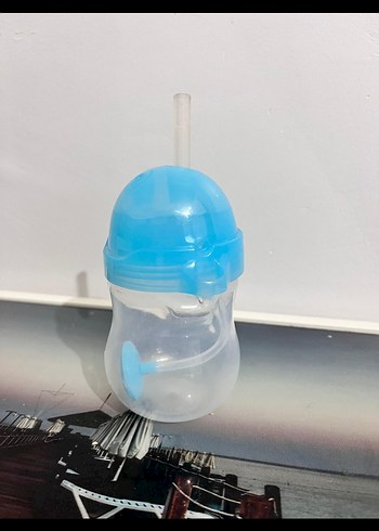 Mavi  Küçük Boy Bebek Biberonu 207 ml - Görsel 2