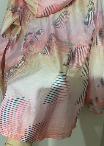 Pembe Kapüşonlu Midi Yağmurluk - Görsel 8