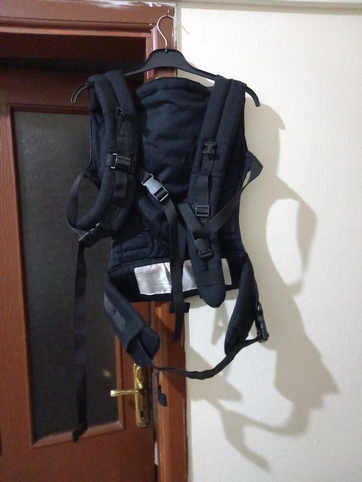 Gri Siyah Bebek Kanguru Sling - Görsel 2