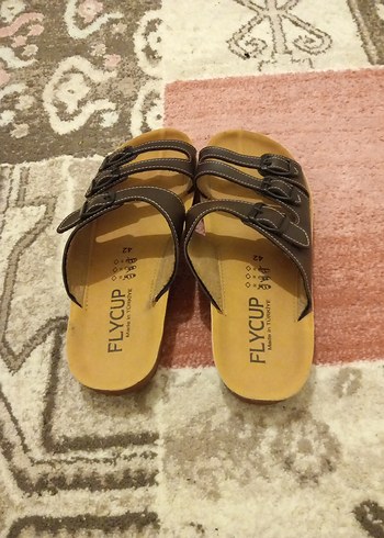 Kahverengi Kadın Dolgu Topuklu Terlik - Görsel 3