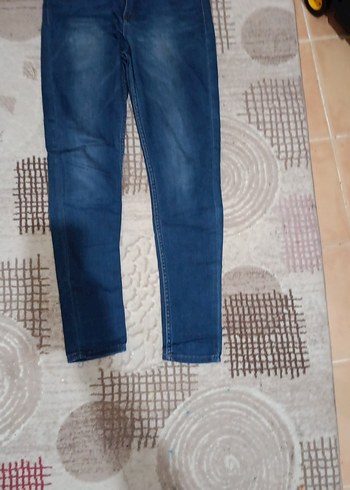 Diğer Koyu Mavi Dar Kesim Denim Jean