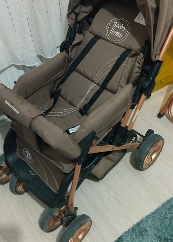 Kahverengi Bebek Arabası - Baby Home - Görsel 4