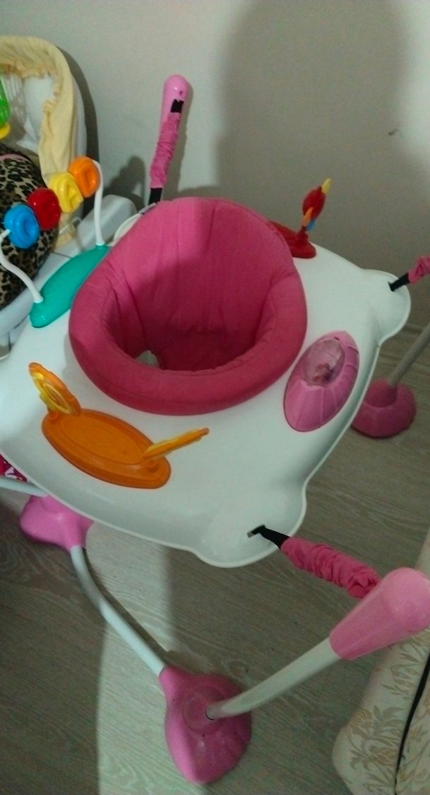 Pembe Renkli Bebek Yürüteci - Görsel 3