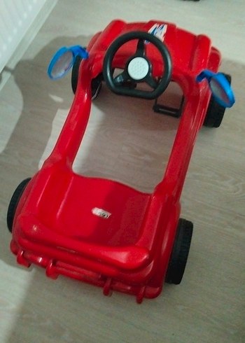 Kırmızı binici araba ayaklar ile kolay hareket saglar - Görsel 2