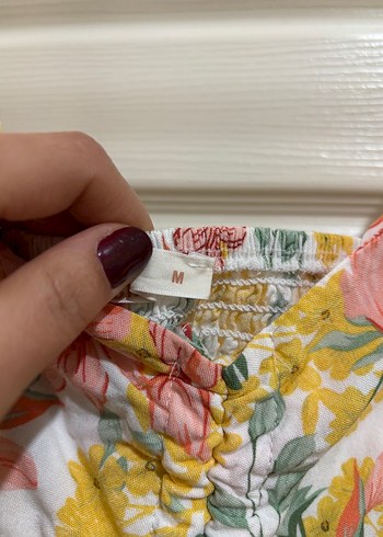 Çiçek Desenli Mini Büstiyer - Görsel 4