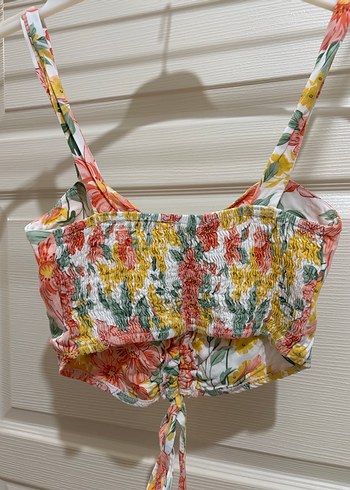 Çiçek Desenli Mini Büstiyer - Görsel 5