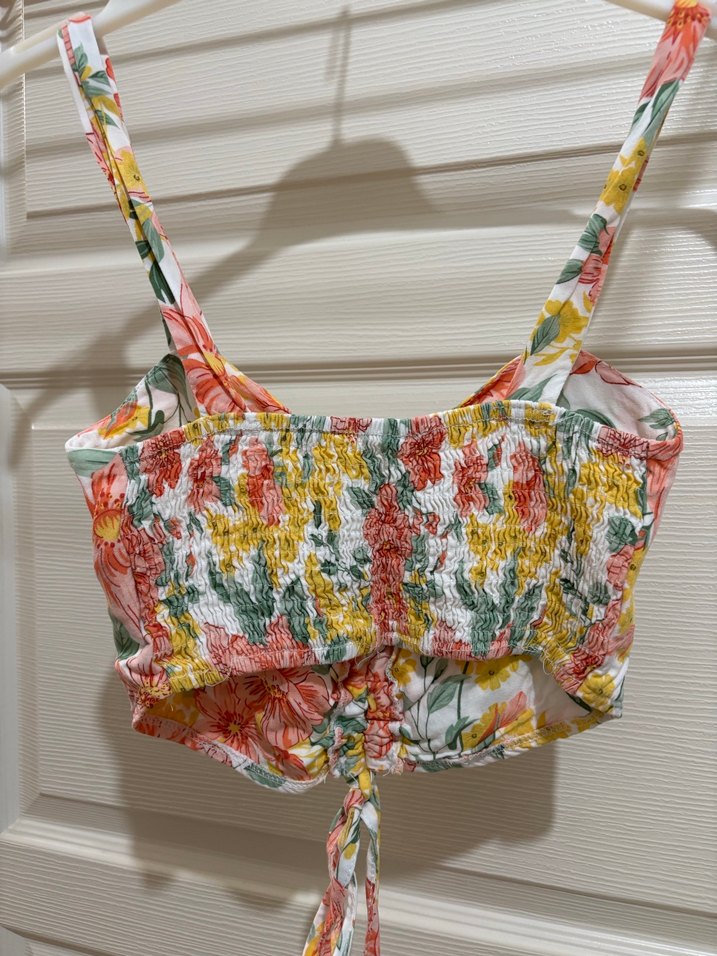 Çiçek Desenli Mini Büstiyer - Görsel 5