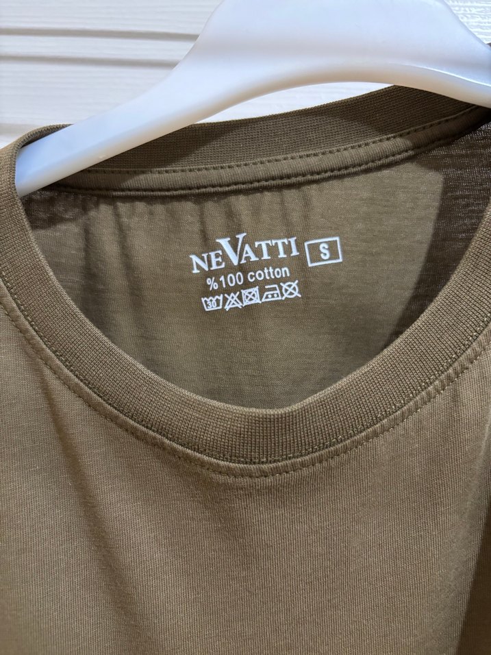 Kolsuz Bej Rahat Kesim Kadın Bluz - Görsel 3