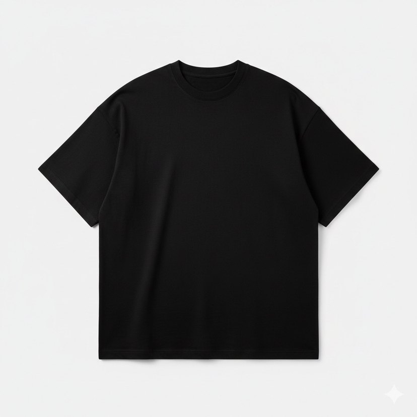 Siyah Baskılı Erkek Spor Tişörtü - Görsel 2