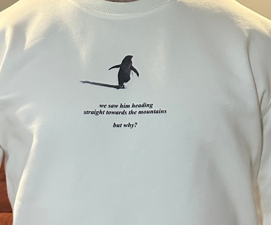 Baskılı Beyaz Erkek Tişört - Görsel 3