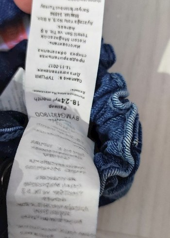 kiz bebek kot pantolon - Görsel 7