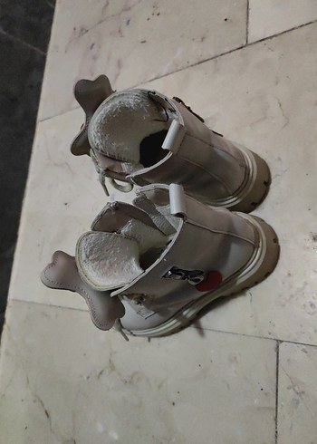 Kız Çocuk Beyaz Bağcıklı Bot - Görsel 4