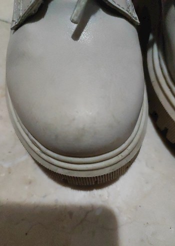 Kız Çocuk Beyaz Bağcıklı Bot - Görsel 6