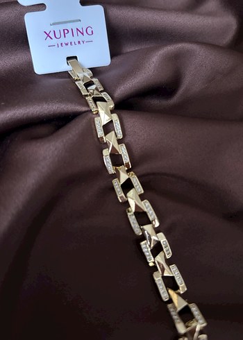 Dörtgen Geçiş Pırlanta Detay Bileklik - Görsel 4