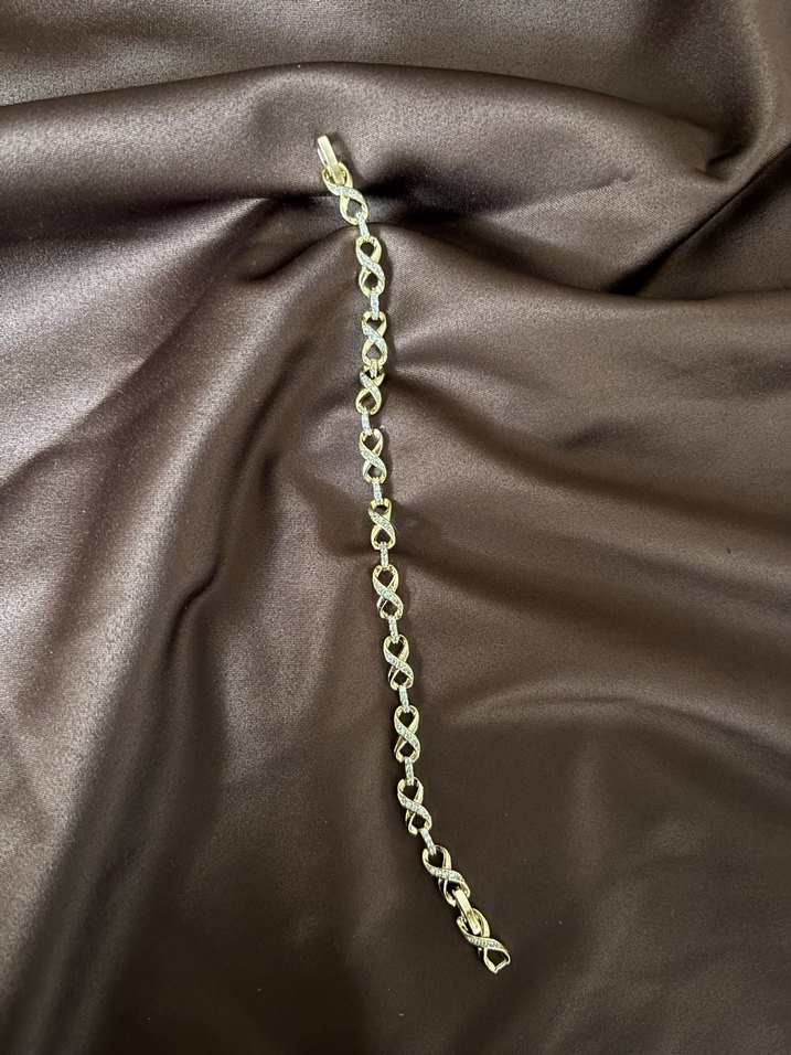 Sonsuz Pırlanta Taşlı Xuping Bileklik - Görsel 3