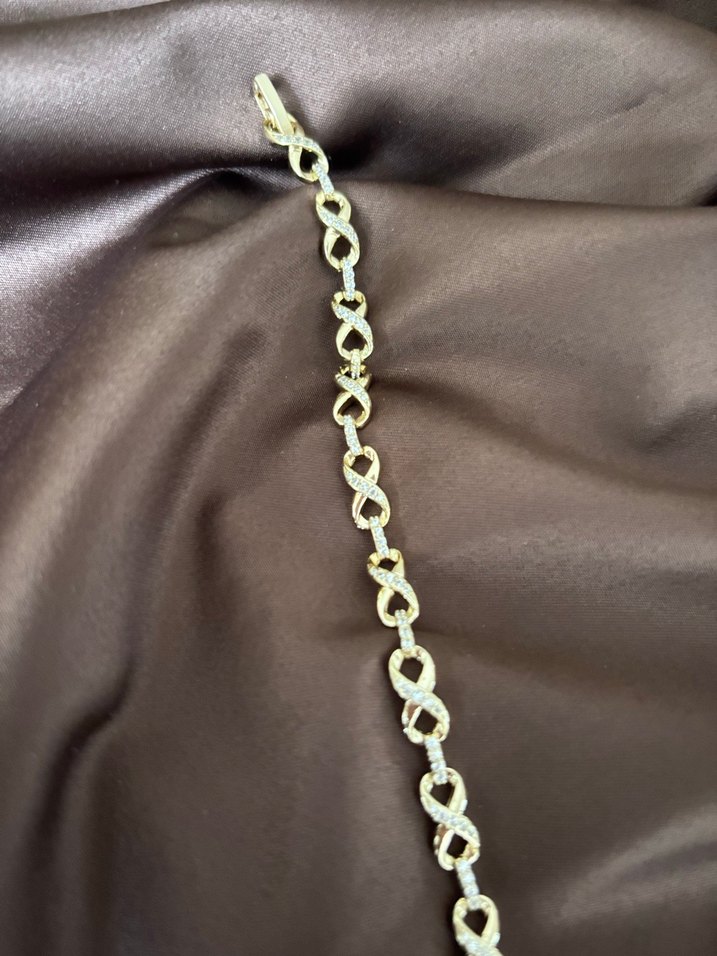 Sonsuz Pırlanta Taşlı Xuping Bileklik - Görsel 2